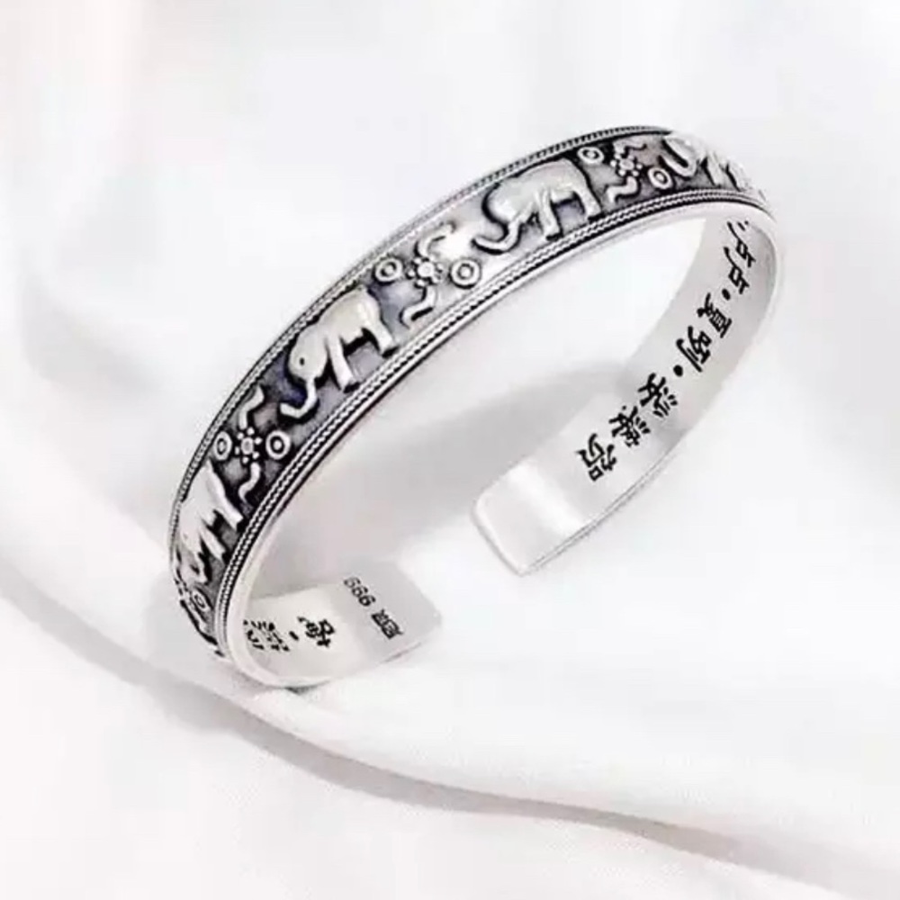 Unisex For GOOD LUCK Elephant adjustable Bracelet